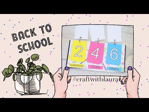 Make your own NUMBERS FLIPCHART - Learning resources - Homeschooling