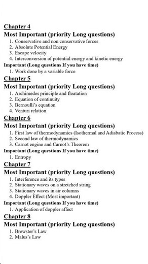 Ye Questions Zaroor Aayenge 2026 | 11th Physics Long Questions + Short Questions + Numericals