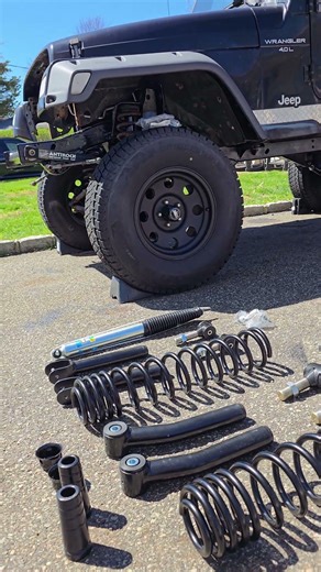 2000 Wrangler Sport front suspension