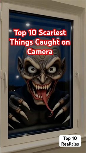 Top 10 Scariest Things Caught on Camera #top10facts #trending #viral #horror #top10realities