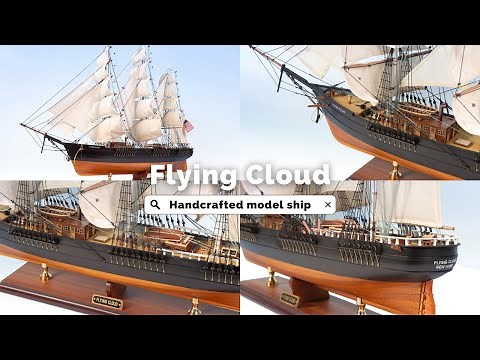 Seacraft Gallery - Clipper Flying Cloud Handcrafted model ship