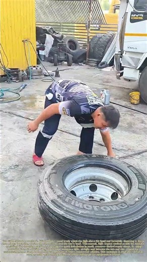 Slamming a Truck Rim: How Forceful Seating Speeds Up Heavy-Duty Tire Mounting