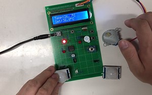 1671自动门控制系统（人体感应+步进电机+防夹检测）