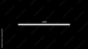 progress loading bars collection. Digital download progress or status bars of the digital interface head-up display, neon indicators of the download process.