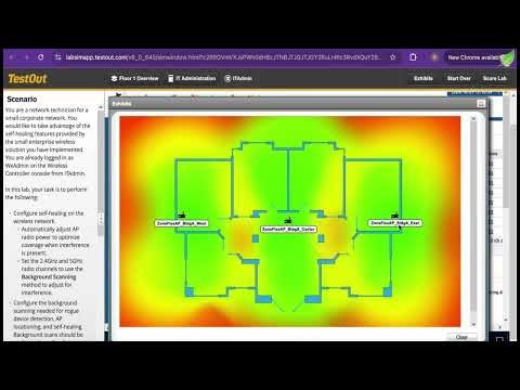 Network Pro 9.6.6 Optimize a wireless Network TestOut