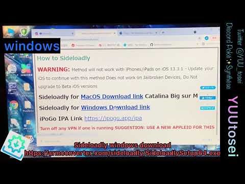 Install IPA with Sideloadly(Mac/Windows) PokemonGo Spoofing ポケモンGO 位置偽装 iOS