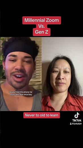How to do the Millennial Zoom vs. the Gen Z Zoom #millennialzoom #genzzoom