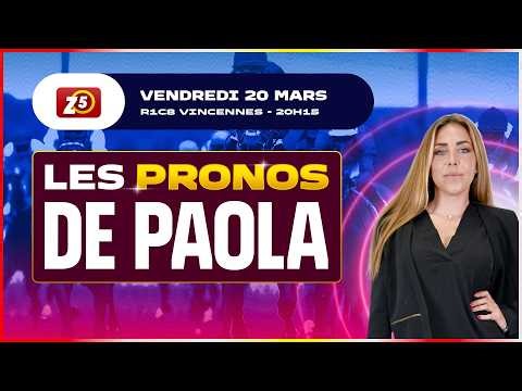 The Quinté prediction for the ZE5 Order on March 20th at Vincennes.