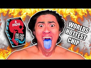EATING WORLD'S HOTTEST CHIP... in the Library!