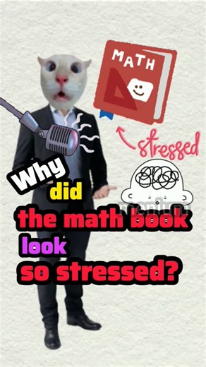 why did the math book look so stressed?