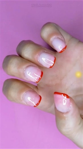 Builder Gel Extension on Short Nails ✨ #shorts