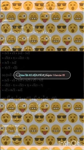 Class 9th | RS AGRAWAL. | Chapter 1 | Number System | Exercise 1D #class9th #rsaggarwal