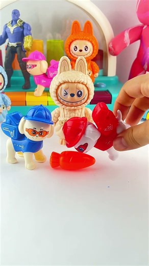 How to make a big paw patrol dog from a small carrot #toys #pawpatrul #satisfying #funny #unboxing
