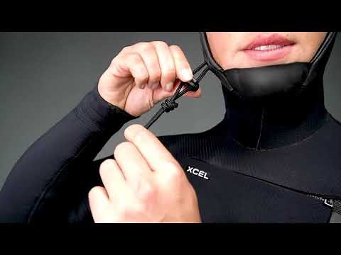 Xcel Women's 6/5 Infiniti Hooded Wetsuit Detail Overview Review