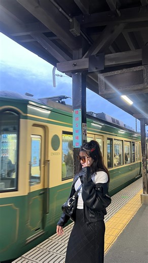 Cha mu hee Fever 🚃✨🫶🏻👩🏻 #canthislovebetranslated? #kamakurakokomaestation #ตามรอยซีรี่ย์ #fyp | CL Yosita Boonket