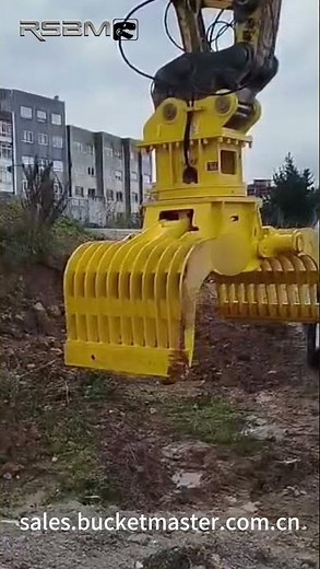 Real Product Rotation: RSBM Sorting Grab Hydraulic Rotator Test