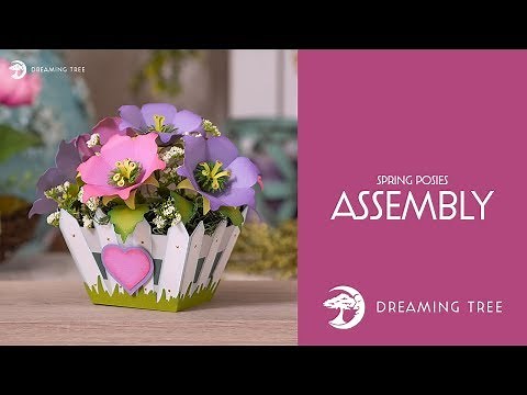 Spring Posies SVG - Assembly Tutorial (For Cricut, Silhouette, and ScanNCut)