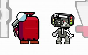 【Among Us】小红大战表情包马桶怪！