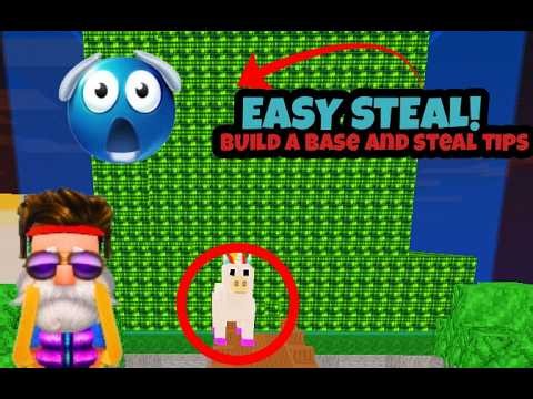 BUILD A BASE AND STEAL | TOP 3 STEALING TIPS!