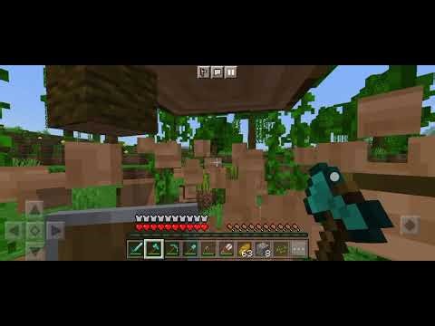 Minecraft first gameplay