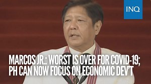 President Ferdinand “Bongbong” Marcos on Monday remarked that the “worst is over” for COVID-19, and Philippines can now focus on developing its economy. Read more: https://newsinfo.inquirer.net/1772543/fwd-bongbong-marcos-worst-is-over-for-covid-19-ph-can-now-focus-on-devt-of-economy | INQUIRER.net
