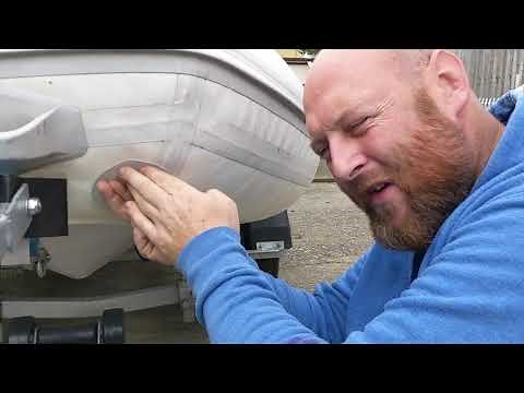 how to repair an inflatable boat rib sib puncture leak