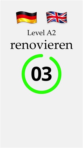 German Word #19 | renovieren | A2