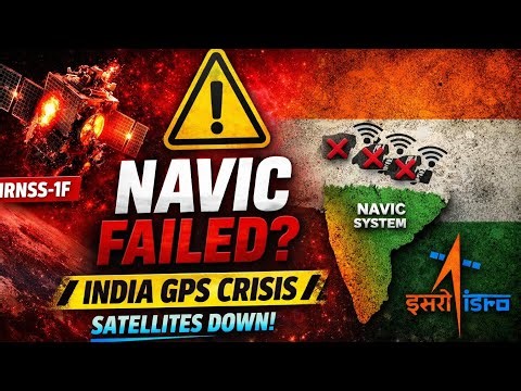 India’s NavIC GPS System in Crisis? IRNSS-1F Atomic Clock Failure Explained |