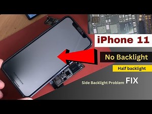 iPhone 11 backligh problem side Screen dark fix!Black Screen fix
