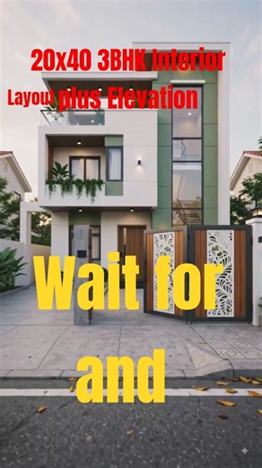 20x40 Modern🏡 3BHK Duplex House Design🔥 | Full Interior Elevation and Floor Plan Tour#housedesign