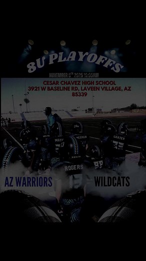 Ohana Warriors Playoff Game This Saturday!