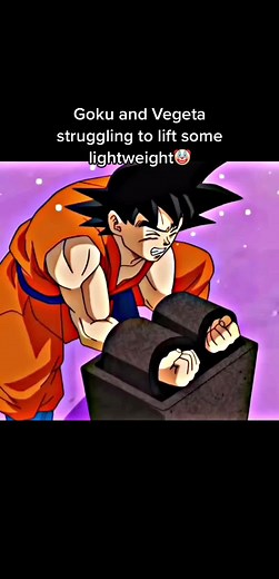 Bros built diff💀 #cartoons #goku #cartoonnetwork #webarebears | goku and vegeta lifting 8 planets
