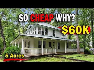5 DIRT-CHEAP NEW YORK FARMHOUSES With LAND | Hidden Gems Under $125K! (Starting at $65K!)