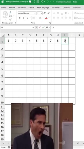 CREER DES LISTES DE NOMBRES #excel #astucesdigitales #exceltips #liste #microsoftexcel #exceltuto