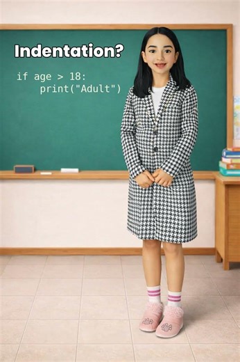 Python Indentation Explained in 40 Seconds | Beginner Tip #1