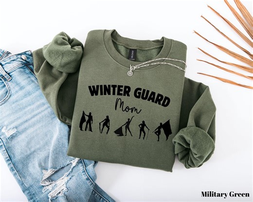Custom Winter Color Guard Sweatshirt, Color Guard Sweatshirt, in My Mom Era Sweatshirt, in My Winter Guard Mom Era, Cute Mama Shirt, Gifts - Etsy