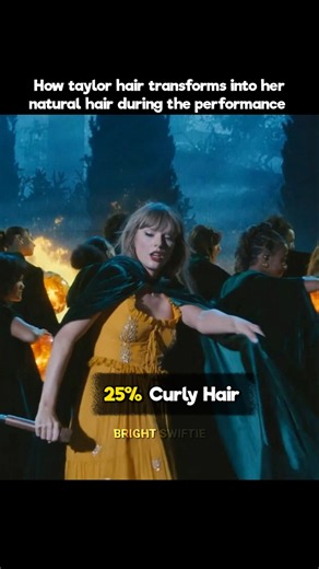 How Taylor's hair then natural at the end #taylorswift #swifties #erastour #shorts