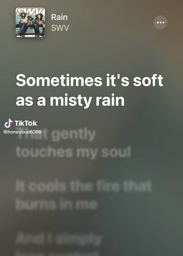 SWV Rain Song Lyrics