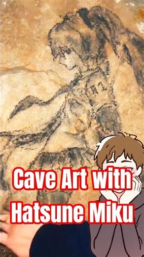 Cave Art with Hatsune Miku by verysaltyolives