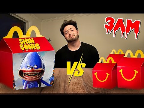 DO NOT ORDER GIANT SHIN SONIC HAPPY MEAL FROM MCDONALDS AT 3 AM!!