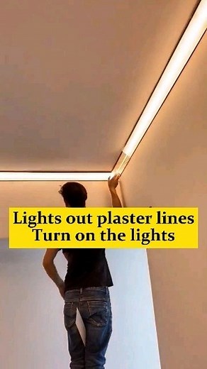 Alead Lighting on Instagram: "Be sure to give this glowing plaster line light a try. #foryou #ledstriplights #lampfactory #ledstrips #lightingfactorys #lights #yeechop #led #ledlights #lighting #renovation #installation #interiordesign #runninglights #stairs #sensor #tracklighting #home"