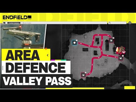 Valley Pass Area Defense AFK Strategy - Refugee Camp | Tower Defense |【Arknights: Endfield】