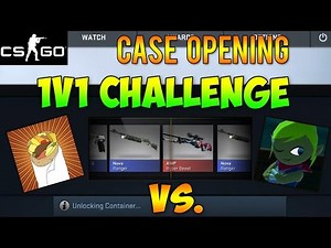 CS GO - Case Opening 1v1 Challenge Feat. Leafy!