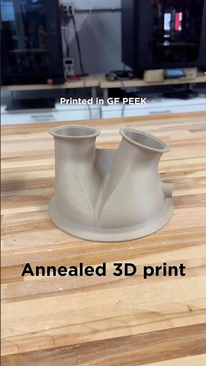 Normal vs annealed 3d print
