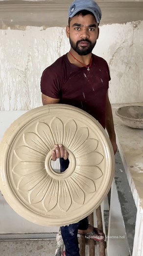 196K views · 891 reactions | Ceiling me flower kaise chipkate hai wait for End #popdesign #homedesign #designer #homedecor #reels #interiordesign #flowers #ceiling | Trendy Create | Facebook