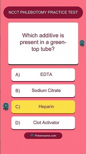 NCCT Phlebotomy Practice Test
