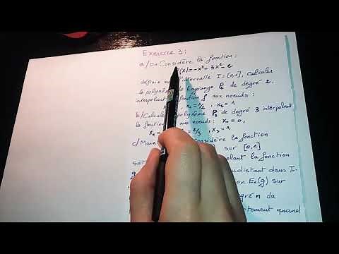 Interpolation de Lagrange - exemple 3