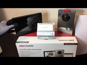 Hikvision DS KIS701 Video intercom Bundle