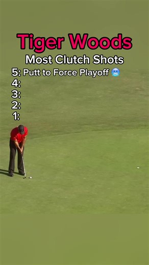 Some of Tigers most clutch shots! Comment what I should do next! #pgatour #masters #tigerwoods #clutchshots #USopen