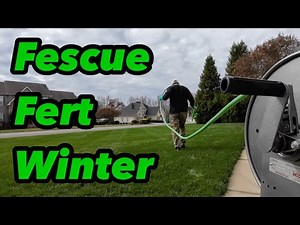 Winter Fertilizer For Turf Type Tall Fescue Using GCI Turf Cart Buddy
